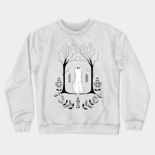 Ghostly Pattern Crewneck Sweatshirt